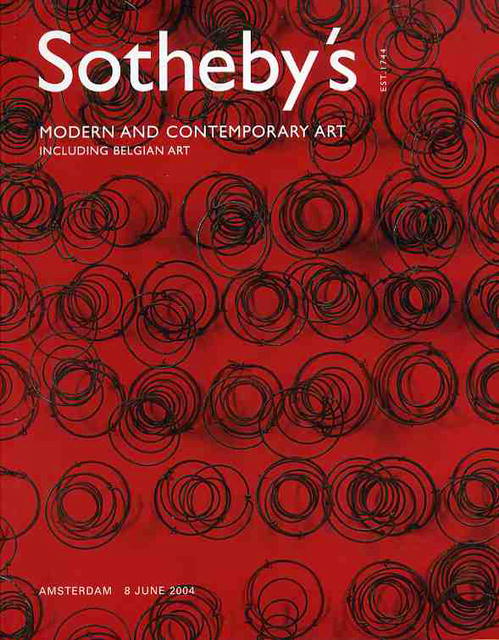2004 Sotheby's Amsterdam Modern and Contemporary Art including Belgian ...