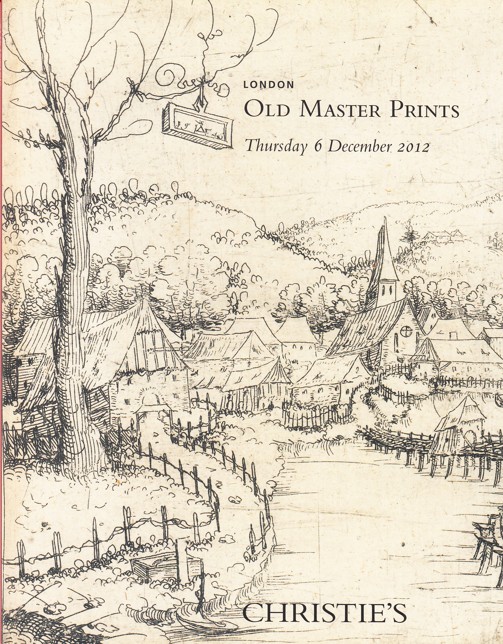 Christie's Old Master Prints London 12/6/12 Sale 5701 | Auction