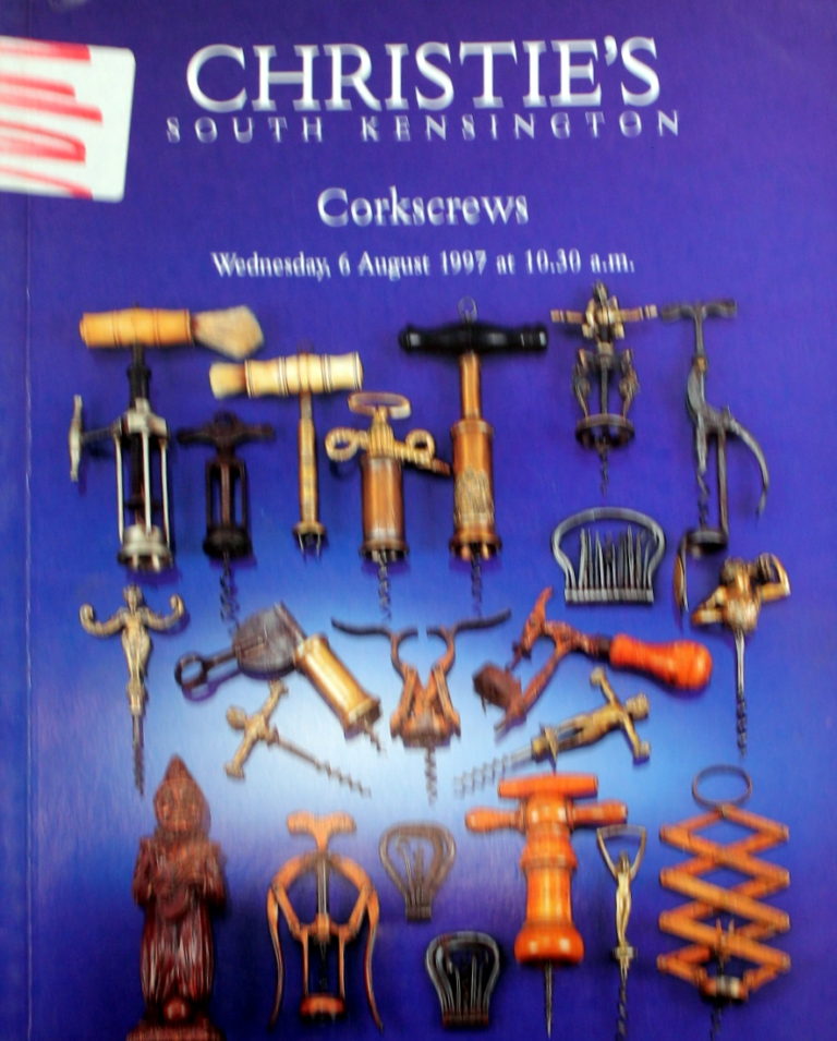 Corkscrews Auction Catalogs Home of the Catalog Kid