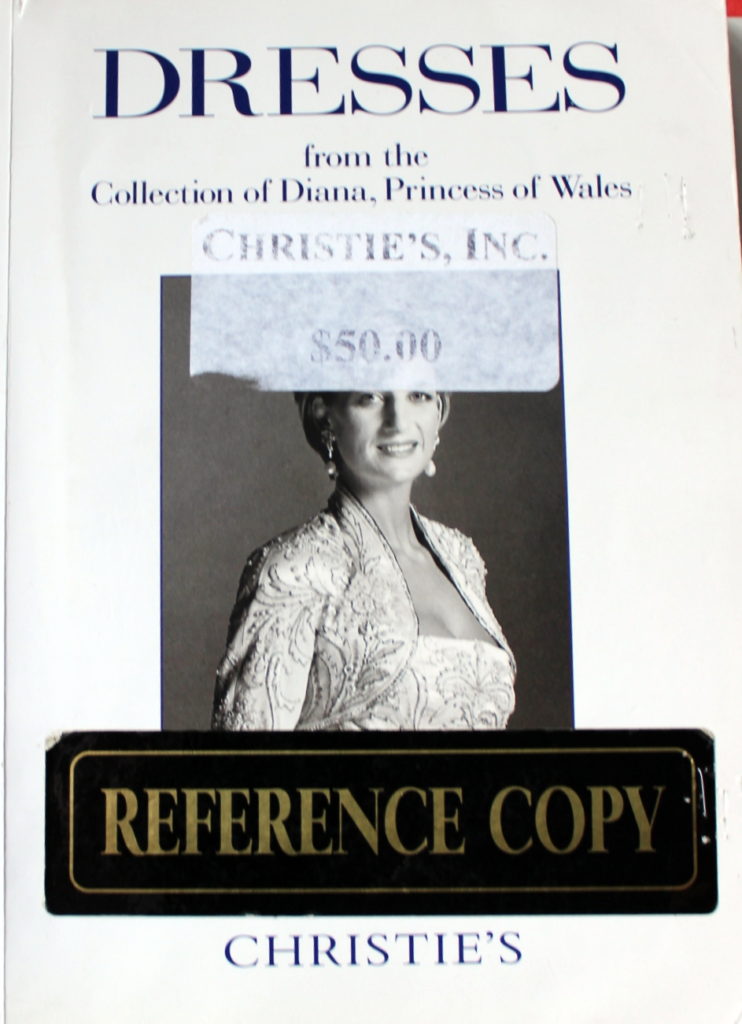 IH Princess Diana CHRISTIE'S 1997 AUCTION Dress Catalog ( Softcover ...