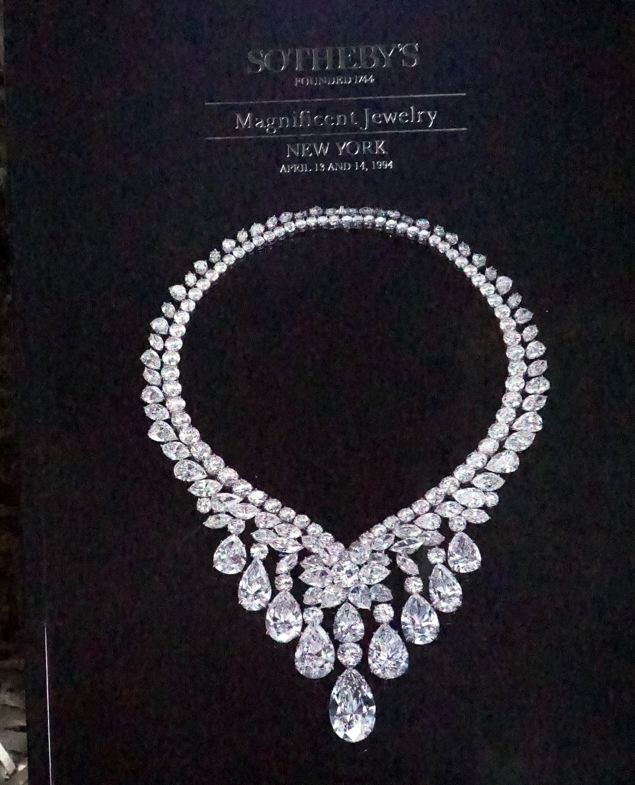 IH SOTHEBY'S MAGNIFICENT JEWELS NEW YORK 4/13/94 AND 4/14/94 SALE CODE