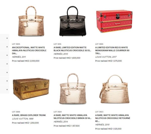 Christie's Handbags & Accessories Hong Kong 5/29/19 SALE 17472 Hermes ...