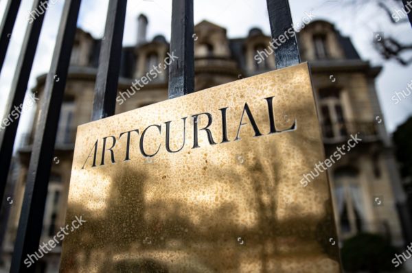 Mandatory Credit: Photo by IAN LANGSDON/EPA-EFE/Shutterstock (10547708a)
A view of the entrance of artwork auction house Artcurial in Paris, France, 04 February 2020.
Artcurial auction house in Paris, France - 04 Feb 2020